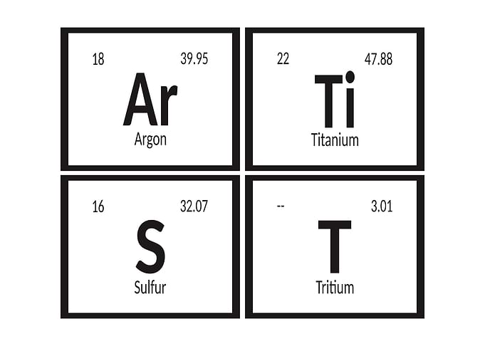 Artist Periodic Table
