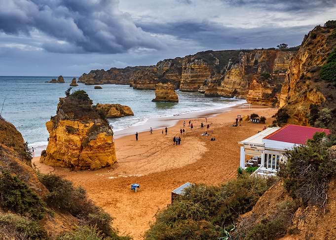 Algarve Beach In Portugal