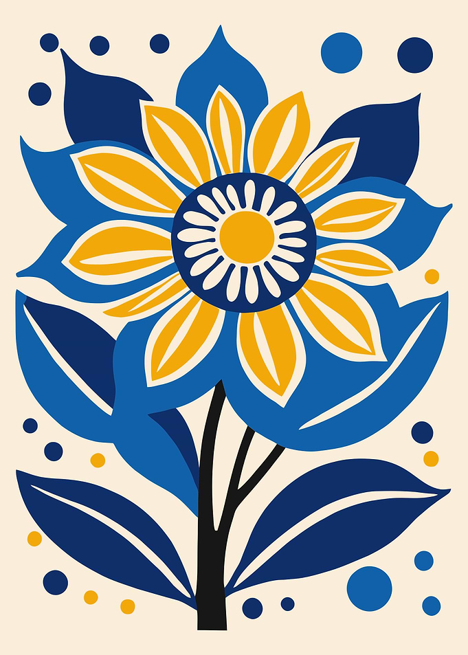 Cute Sunflower Art