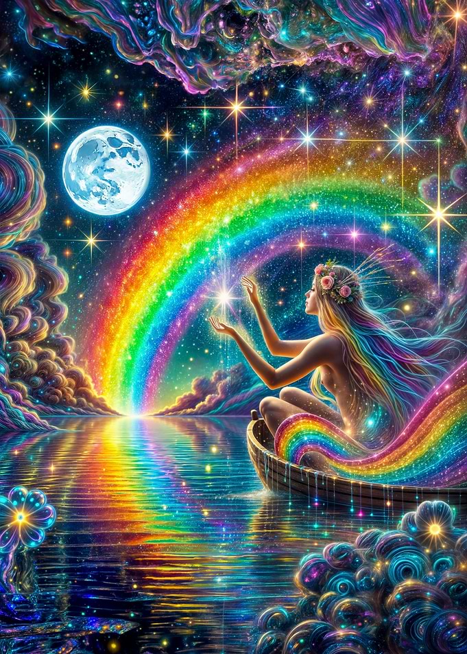 Moonlit Rainbow Dreams