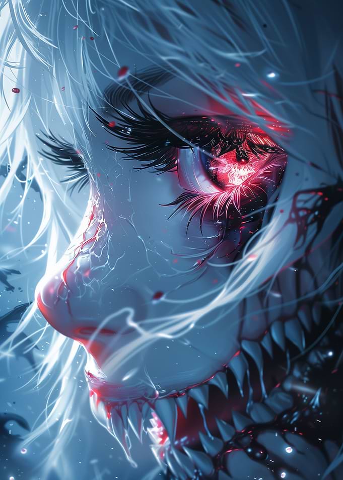 Anime Skull Girl