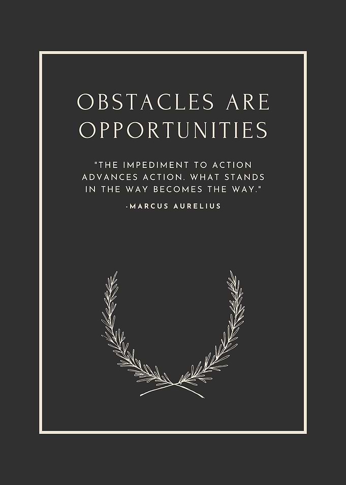 Marcus Aurelius Obstacles