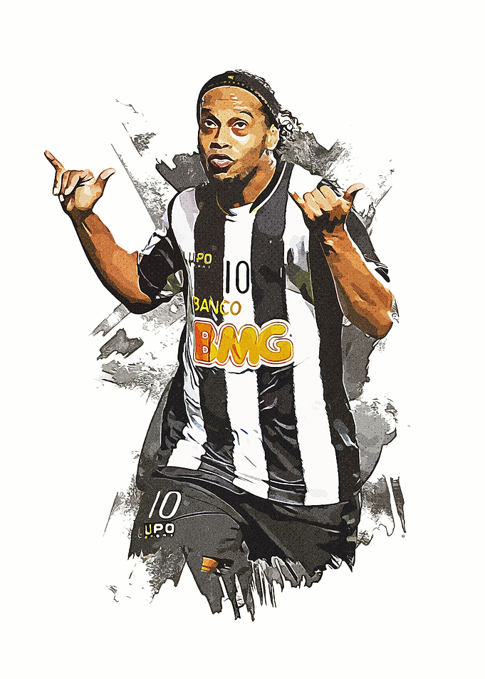 Ronaldinho Painting