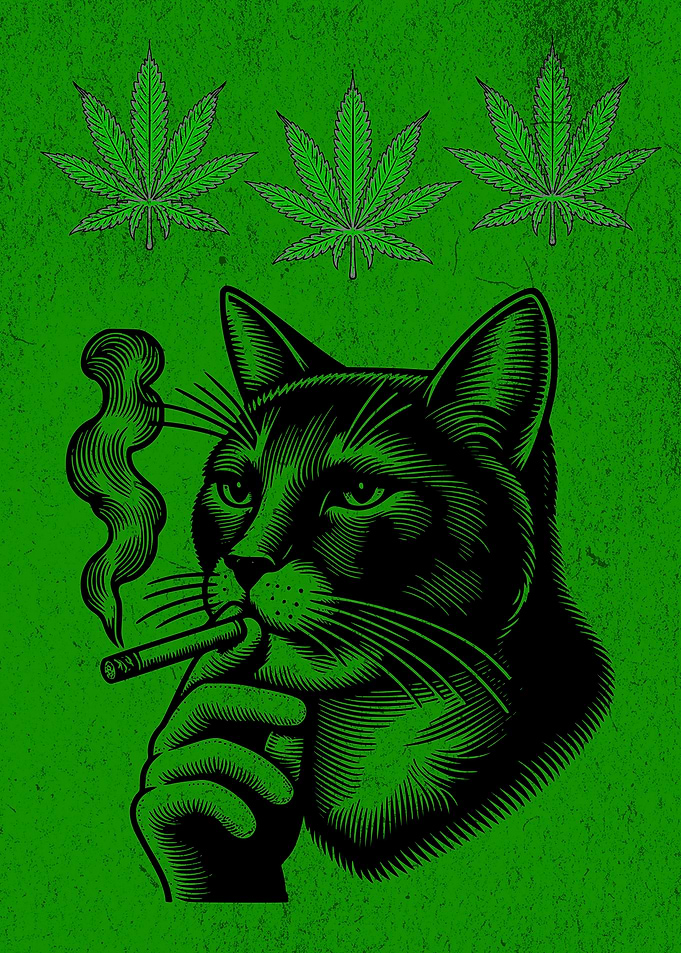 SMOKING CATNIP WEED