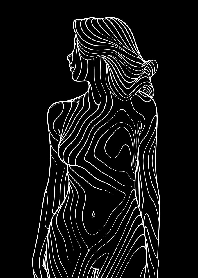 Woman Line Body