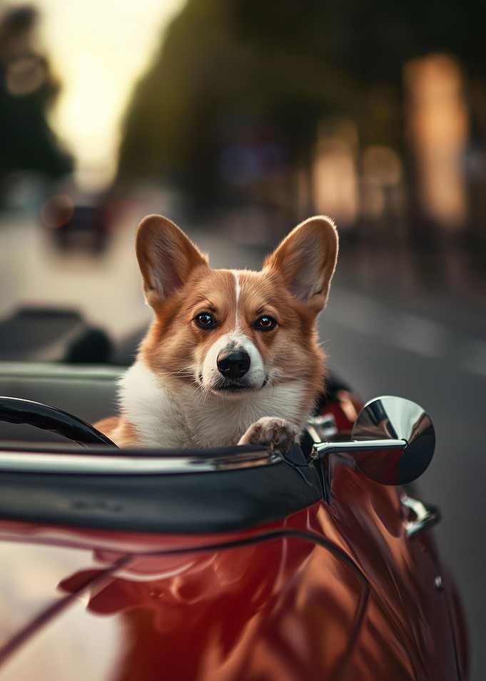 Corgi Car Cabriolet Sun