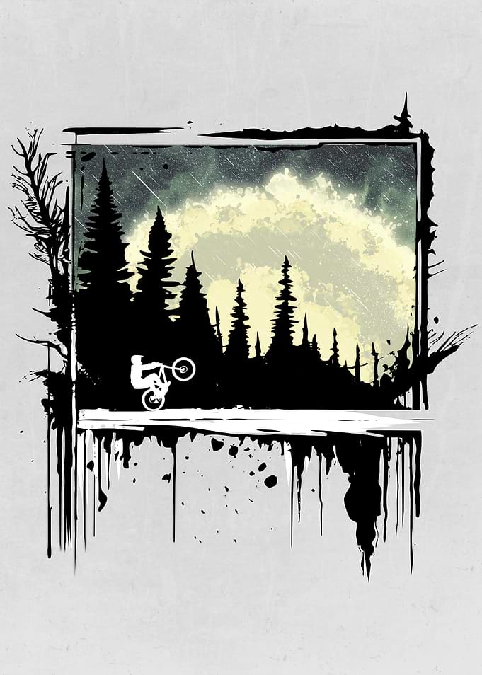Forest MTB Rider