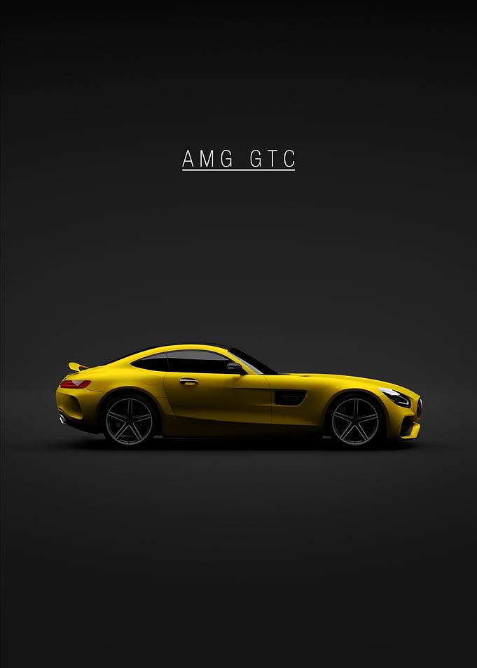 Mercedes AMG GT 2019 Yello