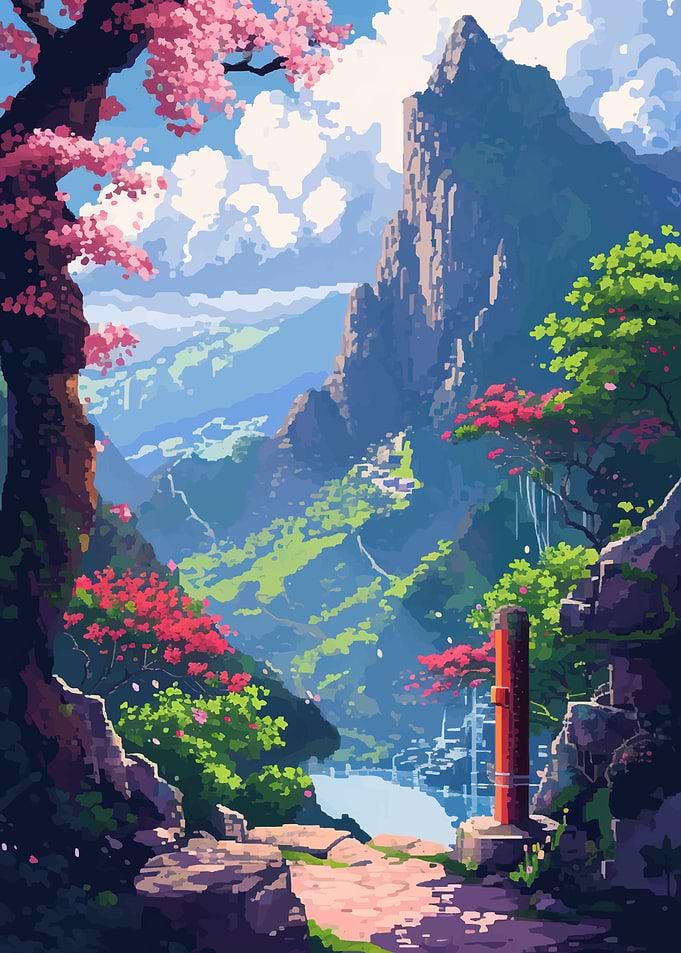 Landscape Pixel art