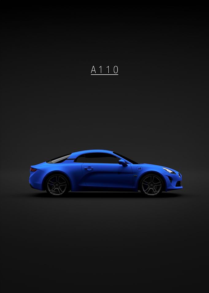 2018 Alpine A110 blue