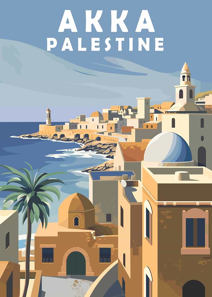 Akka Palestine Travel Art