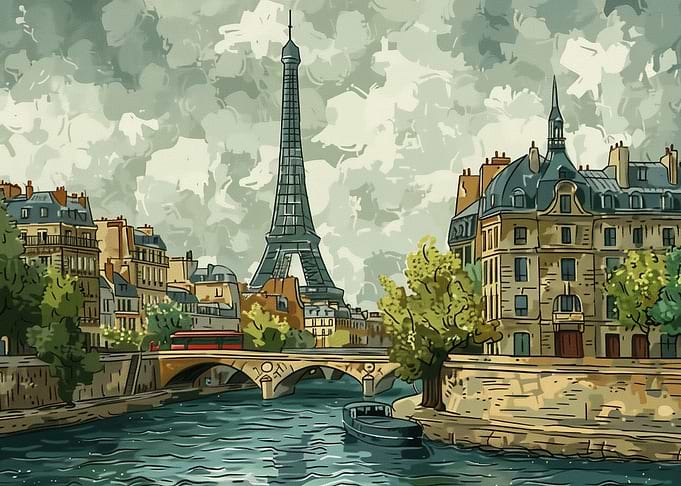 Paris France Graffiti