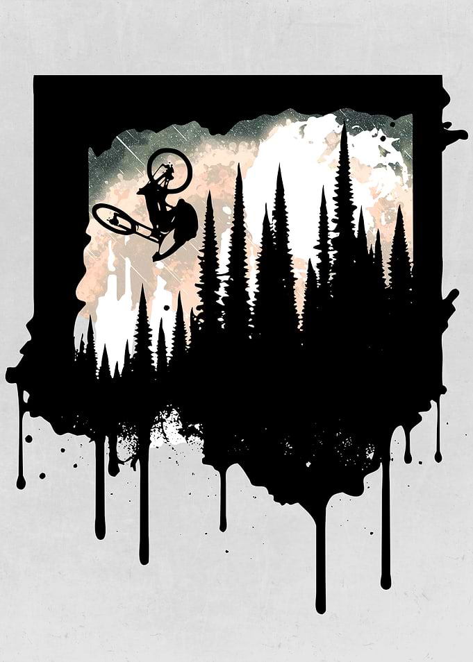 Forest MTB Rider