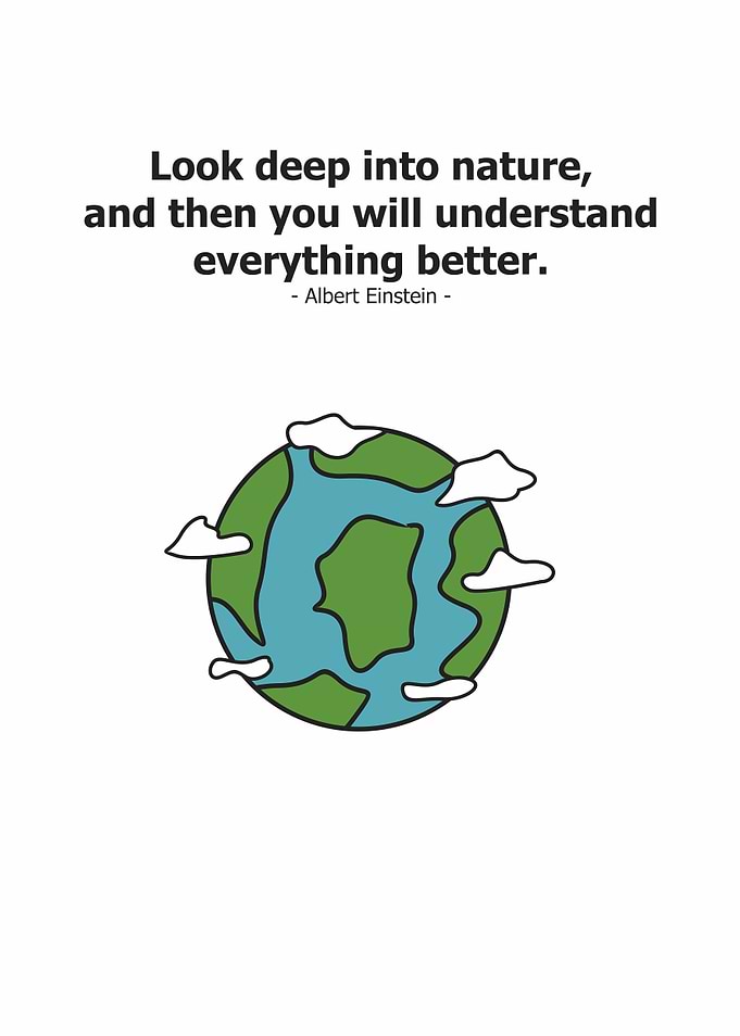 look deep into nature
