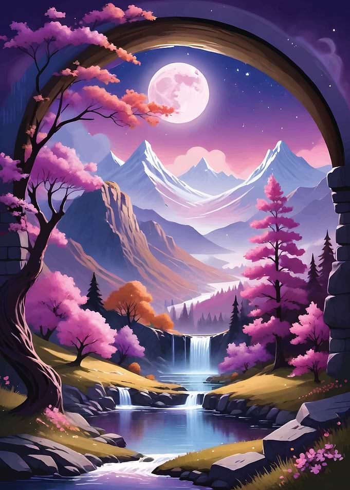 Mountains Japan Landscape