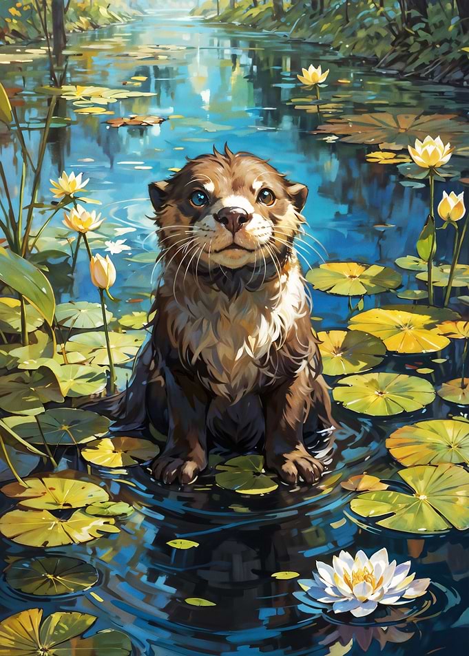 Contentment in the Lilies