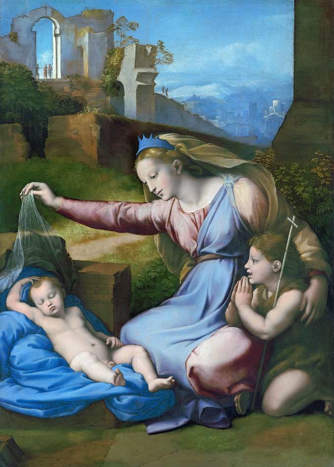 The Virgin with the veil