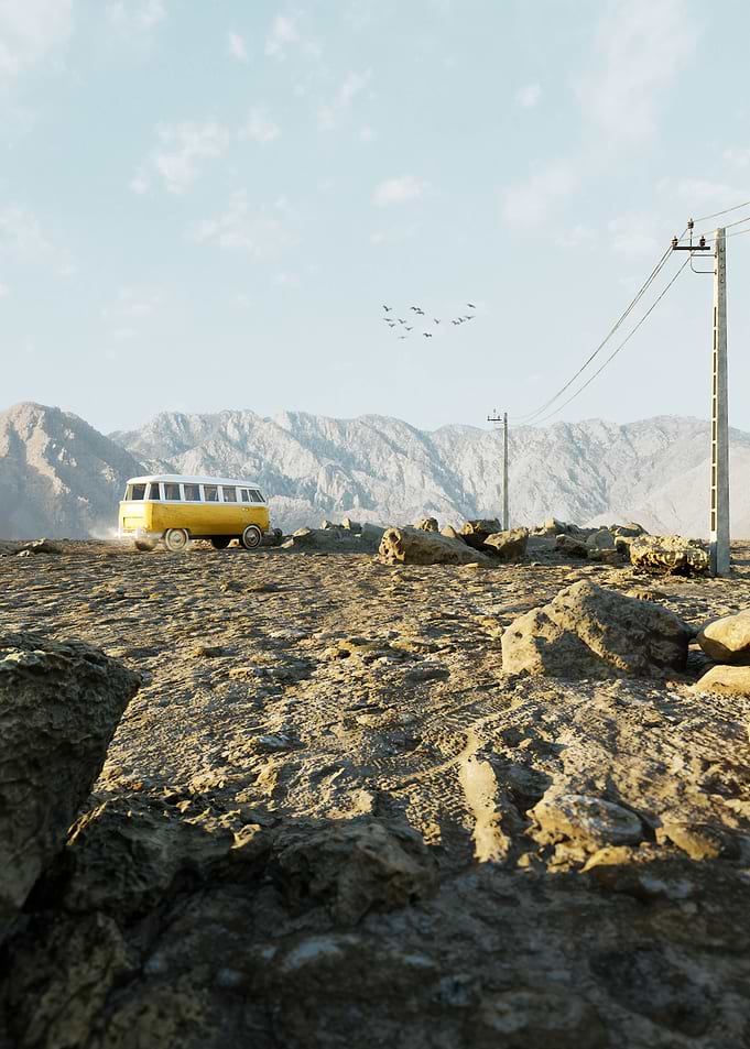 Camper Van Mountains