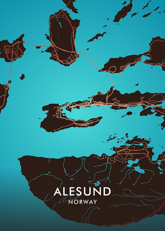Alesund City Map