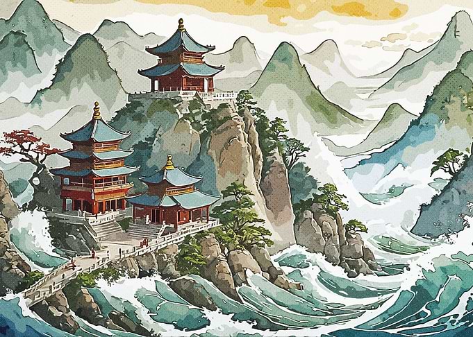 Japanese Castle Vintage
