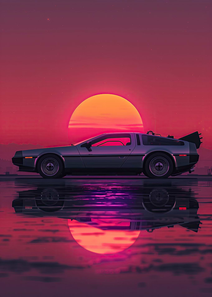 Neon Sunset Ride