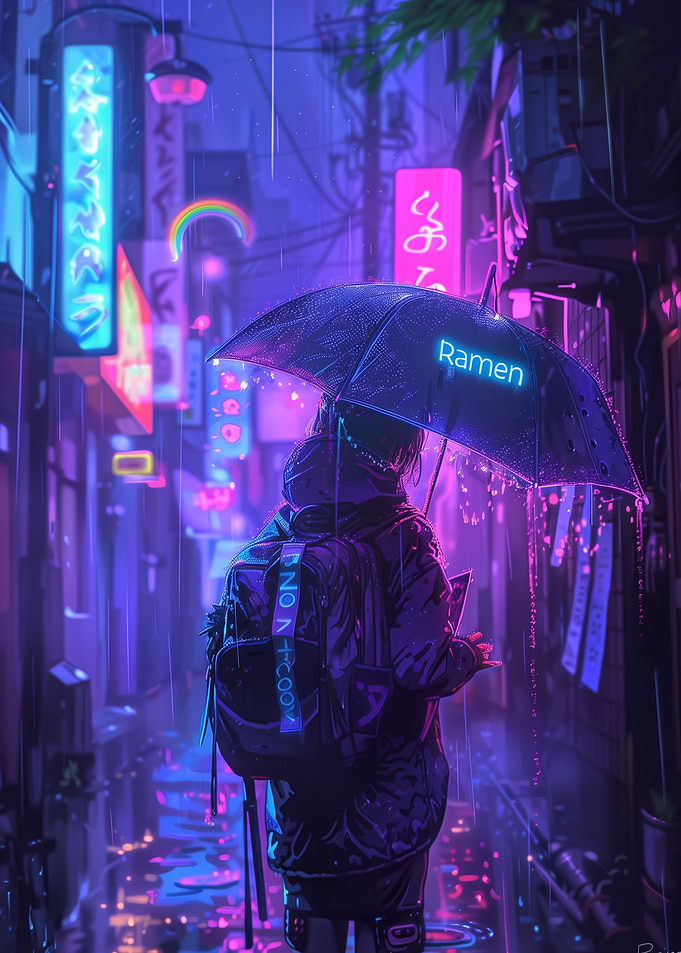 Cyberpunk ramen