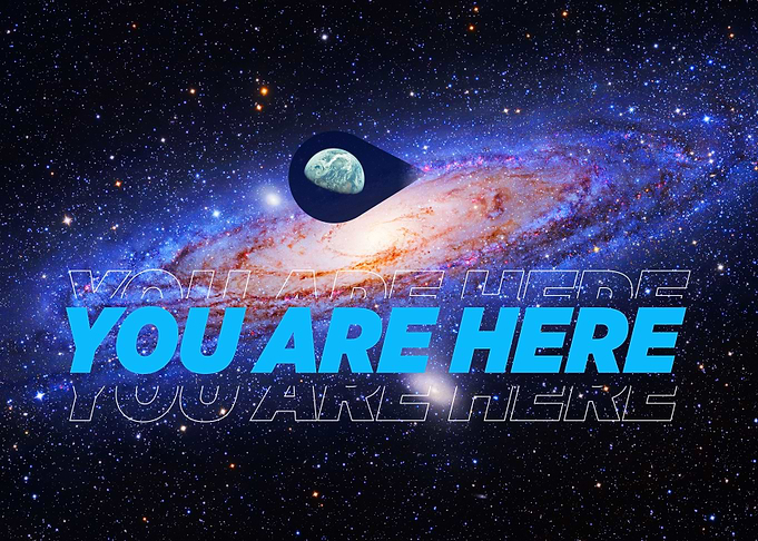 You are here map