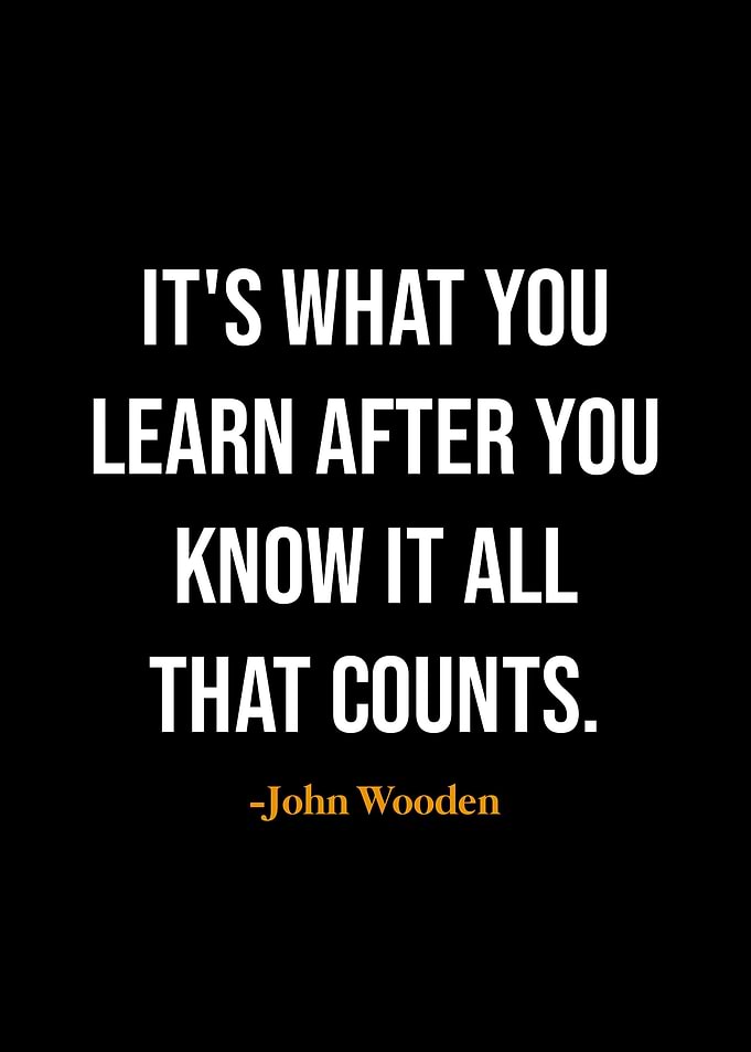 John Wooden quotes