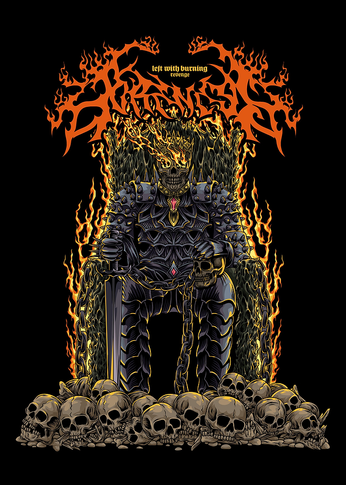 Skull King With Text