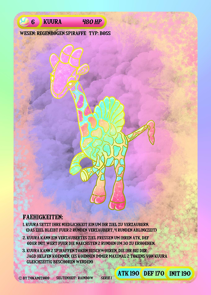 Rainbow Spiraffe Kurra
