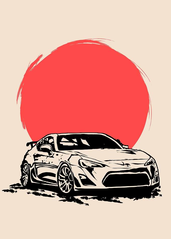 Toyota 86 art