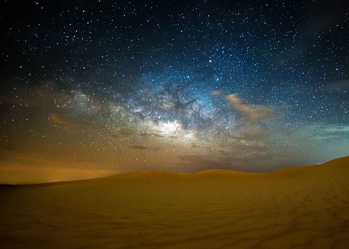 Milky way Shining in the