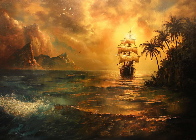 Spanish galleon Caribbean