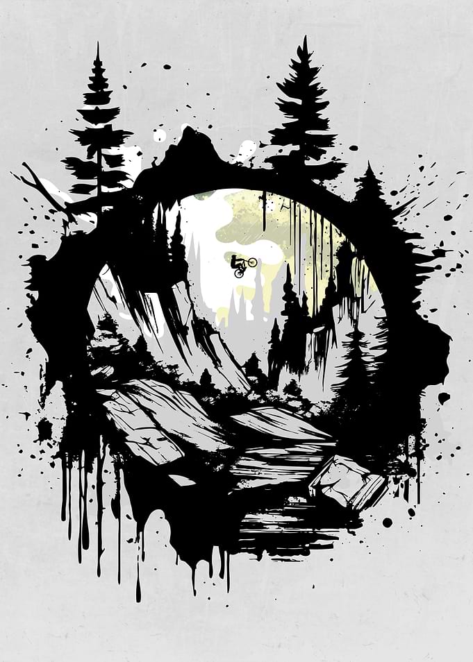 Forest MTB Rider