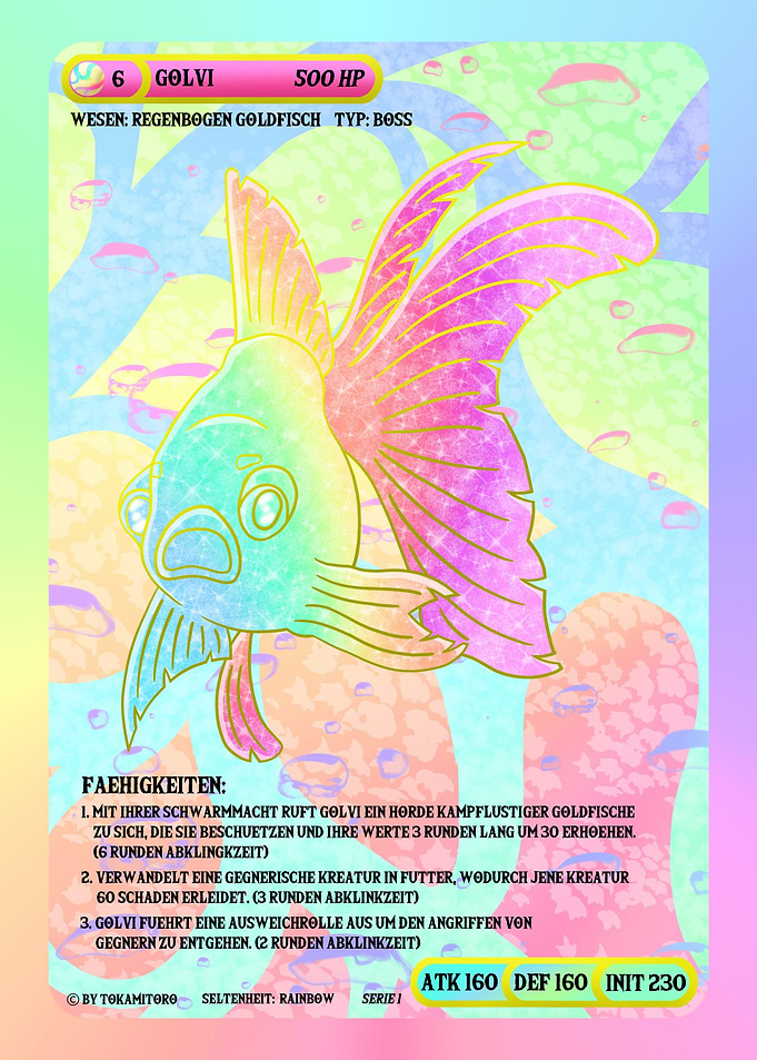 Rainbow Goldfish Golvi