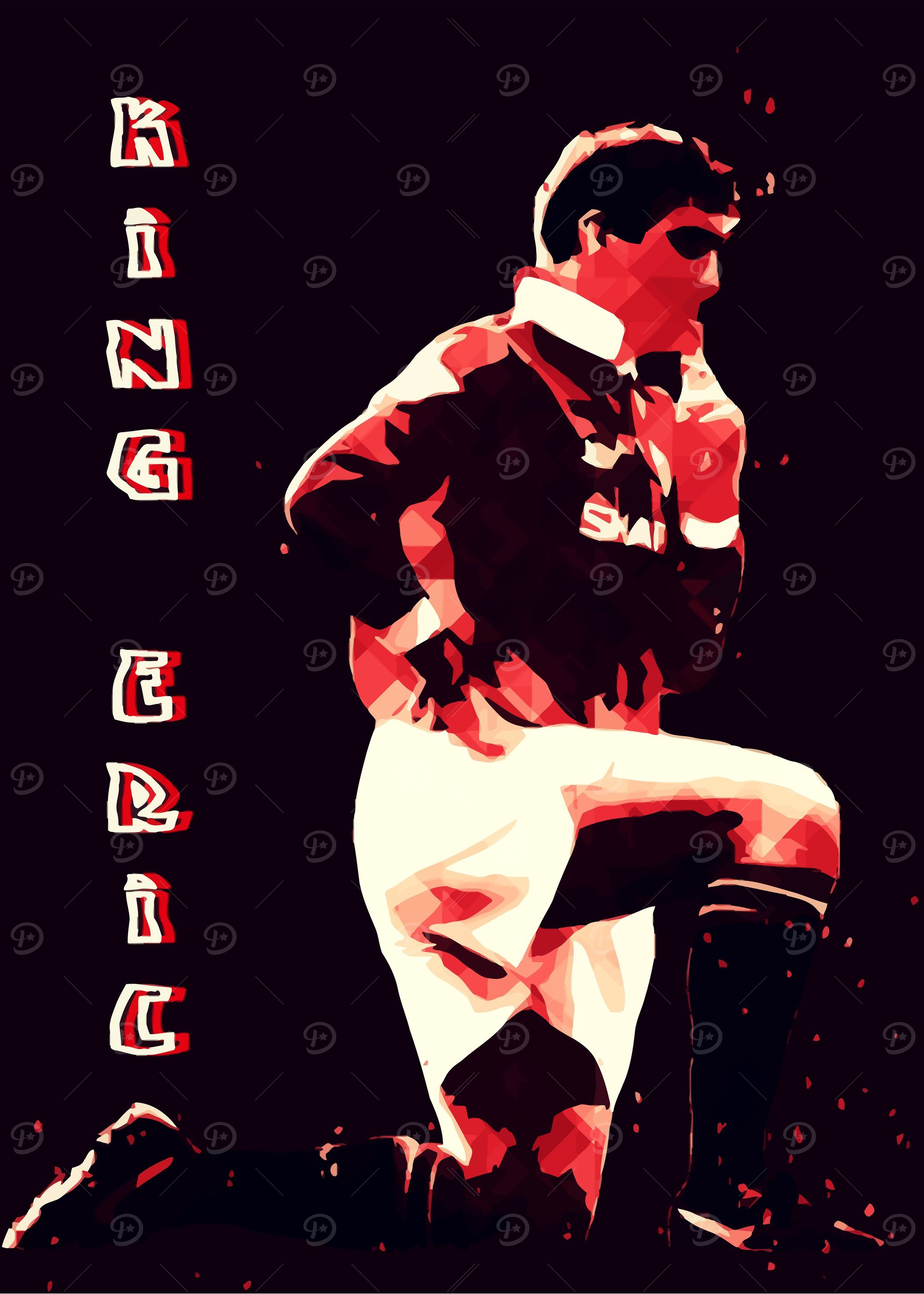 Eric Cantona Pop Art
