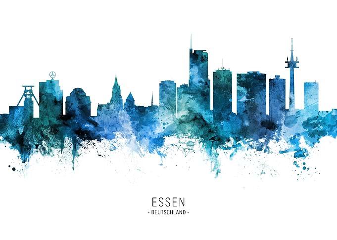 Essen Skyline Deutschland