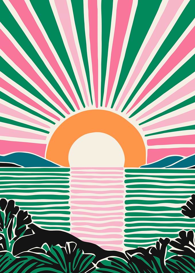Mid Century Modern Sun