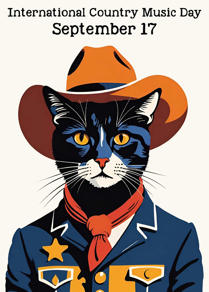 Country Music Day Poster