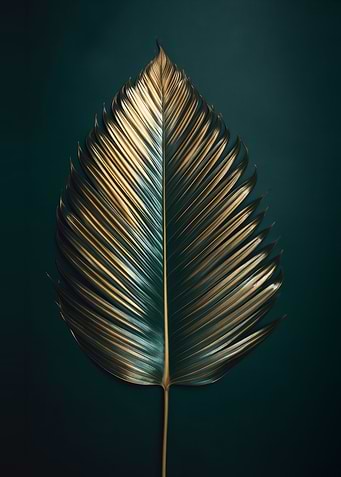 Aesthetic Gold Monstera