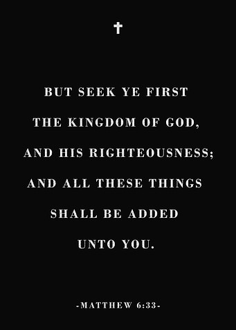 Matthew 6 vs 33