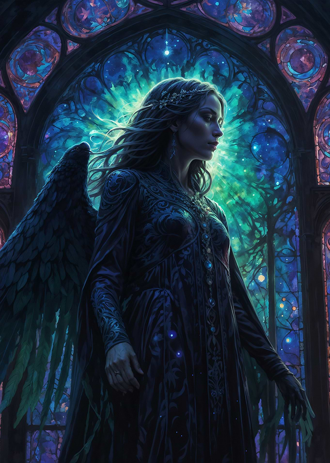 Beautiful Dark Death Angel