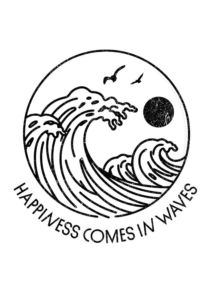 Happiness Comes in Waves