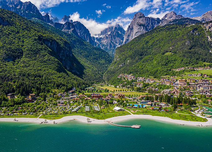 Lago di Molveno Landscape