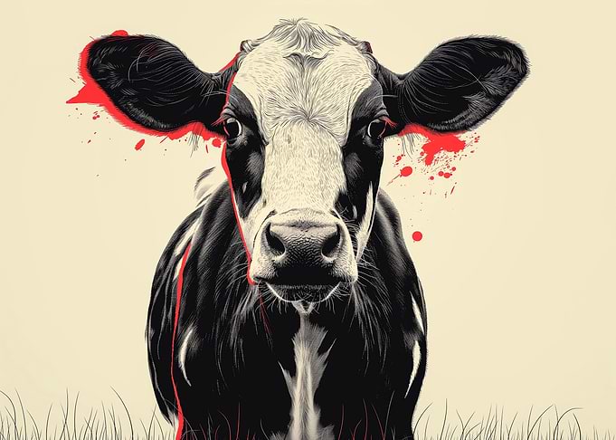 Cow Animal art