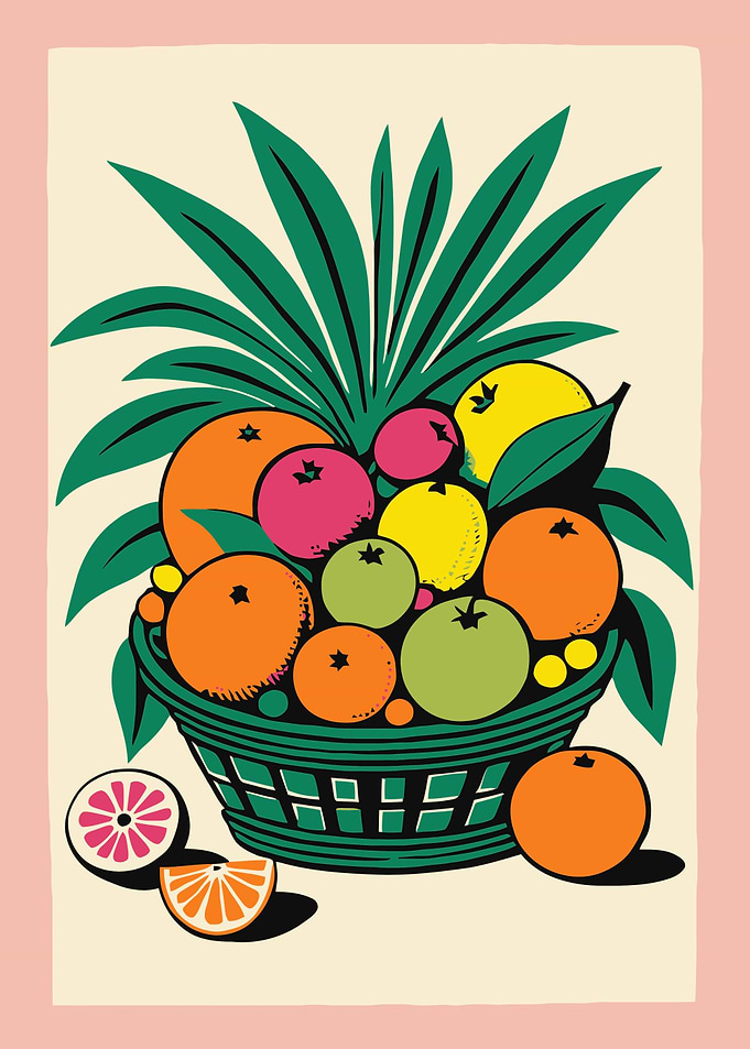 Tropical Fruit Basket