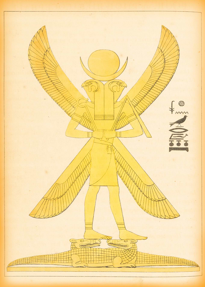 The Falcon Headed Moon God