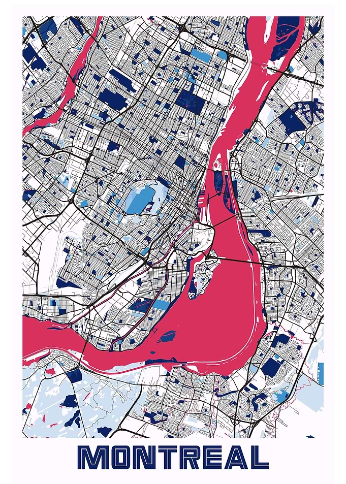 Map of Montreal