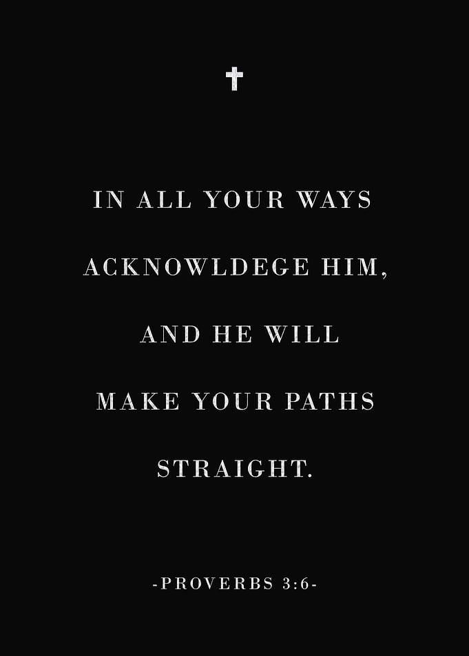 Proverbs 3 vs 6