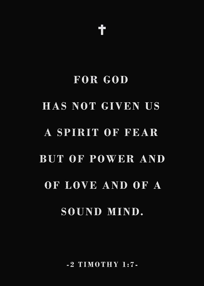 2 Timothy 1 v 7